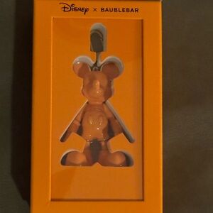 BaubleBar Disney Orange Mickey Pendant